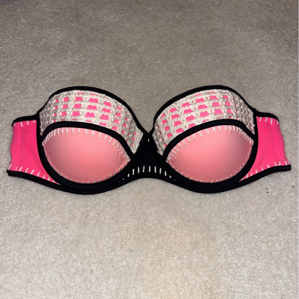 Pink Strapless Bikini Top from Victoria Secret